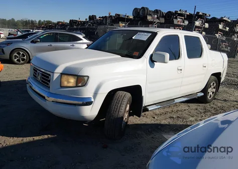 2007 Honda Ridgeline Rtl from USA, damaged, VIN 2HJYK16567H516533